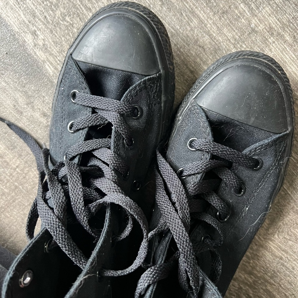 Converse Kids Black High-Top Sneakers